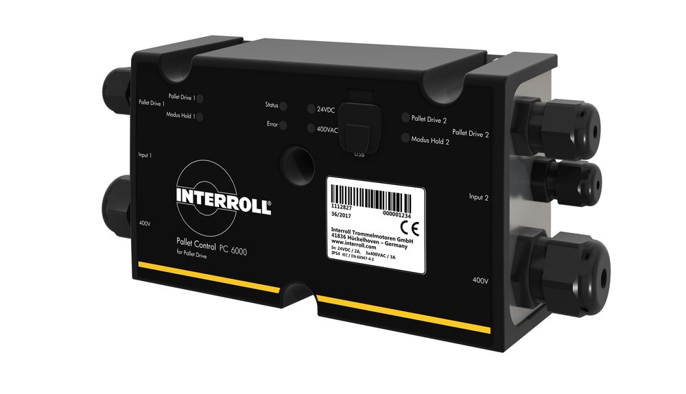 Interroll Pallet Control PC 6000 temassız palet taşıma sağlar